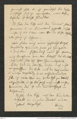 Nachlass Franz Steindachner, Brief (unvollständig) von Emil Weiske an Franz Steindachner (17.08.1908), Inv.Nr. 582.02, Seite 2